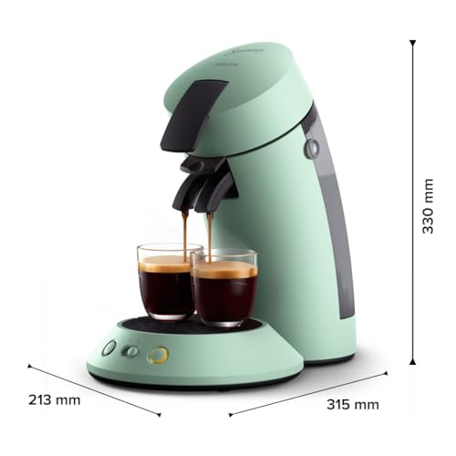 Brewia Senseo Original Plus Machine à café à dosettes Vert Désert CSA210/80