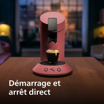 Brewia Senseo Original Plus Machine à café à dosettes Rouge tendre CSA210/35