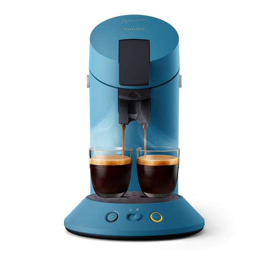 Brewia Senseo Original Plus Machine à café à dosettes Bleu Paon CSA210/00