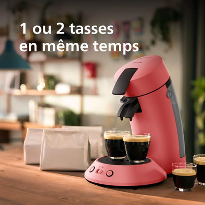 Brewia Senseo Original Plus Machine à café à dosettes Rouge tendre CSA210/35
