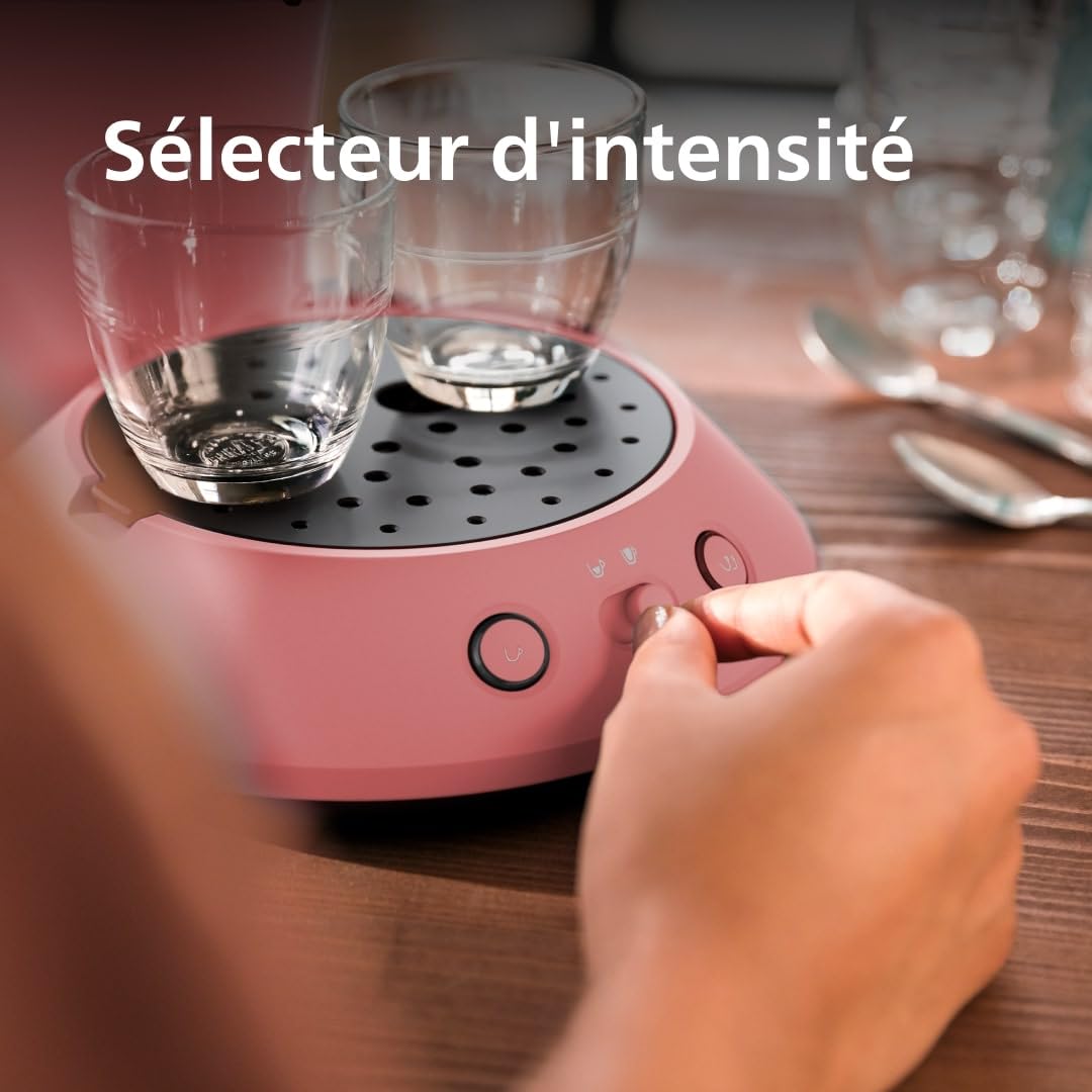 Brewia Senseo Original Plus Machine à café à dosettes Rouge tendre CSA210/35