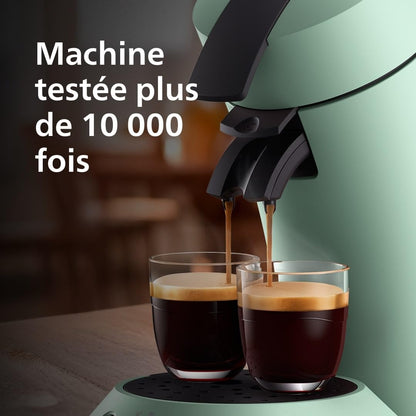 Brewia Senseo Original Plus Machine à café à dosettes Vert Désert CSA210/80