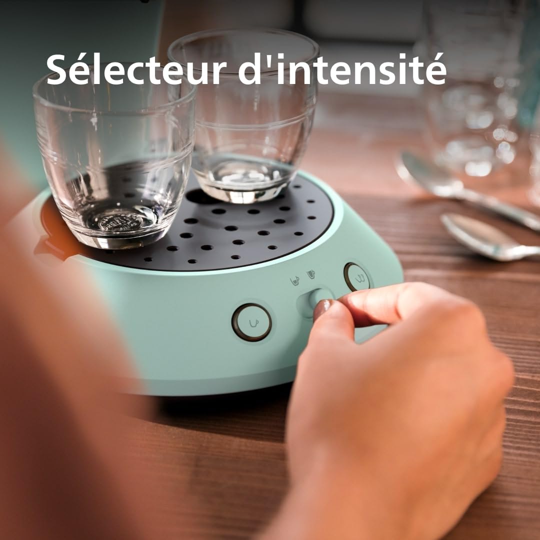 Brewia Senseo Original Plus Machine à café à dosettes Vert Désert CSA210/80