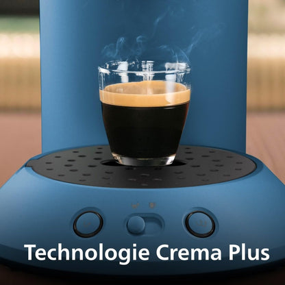 Brewia Senseo Original Plus Machine à café à dosettes Bleu Paon CSA210/00