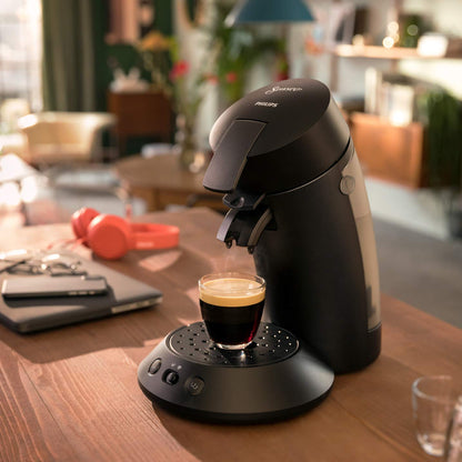 Brewia SENSEO Cafetière à dosette Original Plus Noir intense CSA210/61