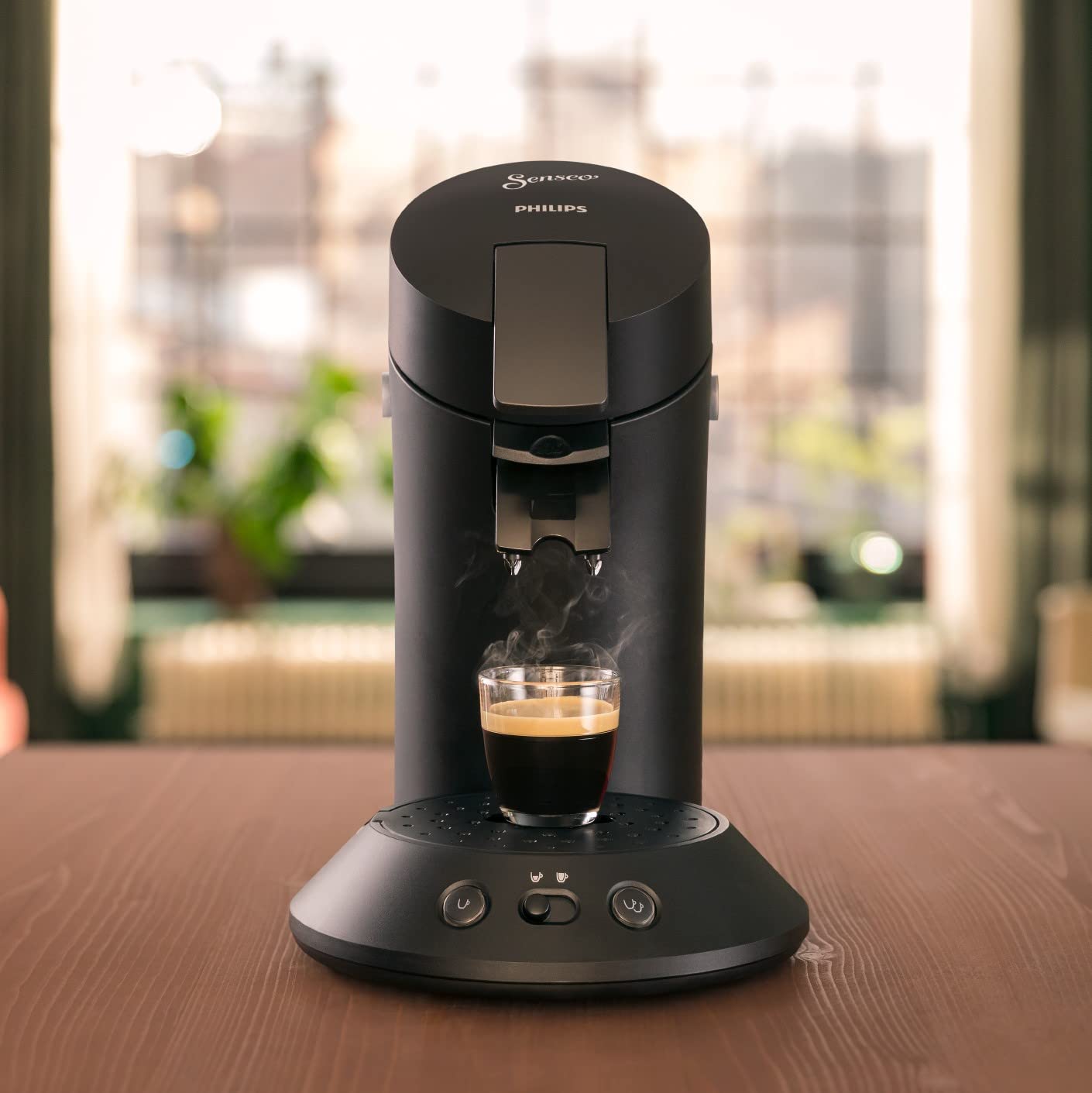 Brewia Domestic Appliances Machine à café dosettes SENSEO Noir CSA210/22