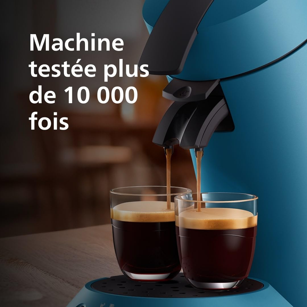 Brewia Senseo Original Plus Machine à café à dosettes Bleu Paon CSA210/00