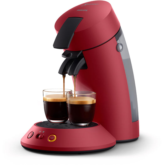 Brewia SENSEO Original Plus Machine à Café à Dosettes, Rouge CSA210/91