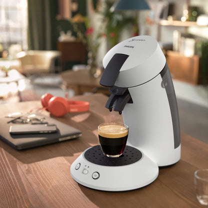 Brewia Senseo Original Plus Machine à Dosettes Blanche CSA210/11
